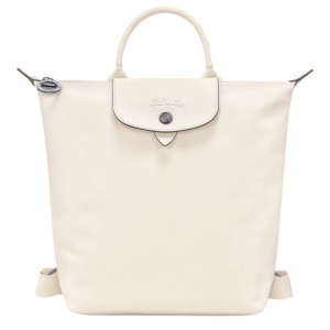 Longchamp Le Pliage Xtra S Backpack - Leather Ecru | 2398-FTDJU