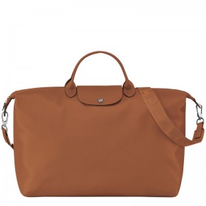 Longchamp Le Pliage Xtra S Travel bag - Leather Cognac | 8357-MNQVE