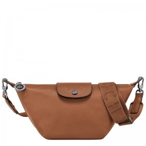 Longchamp Le Pliage Xtra XS Crossbody bag - Leather Cognac | 0379-KWBRQ