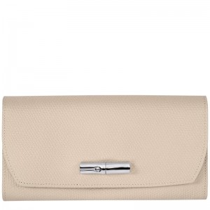 Longchamp Le Roseau Continental wallet - Leather Paper | 4708-WRQSH