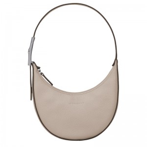 Longchamp Le Roseau Essential S Hobo bag - Leather Clay | 1089-NLPJA