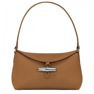 Longchamp Le Roseau S Hobo bag - Leather Natural | 2047-YALQC