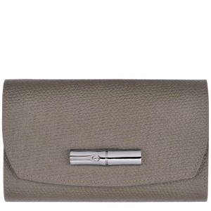 Longchamp Le Roseau Wallet - Leather Turtledove | 7214-KORUI