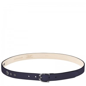 Longchamp Longchamp 3D Ladies' belt - Leather Bilberry | 4192-TNVRQ