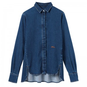 Longchamp Shirt - Denim Denim | 3195-ZNJQG