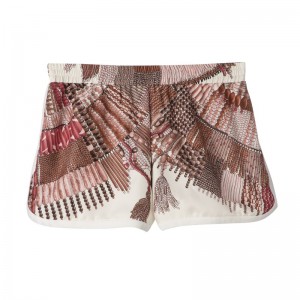 Longchamp Shorts - Twill Nude | 5983-QSJTK