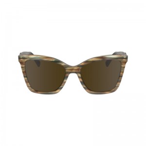 Longchamp Sunglasses - OTHER Brown/Petrol | 8342-DIQSA