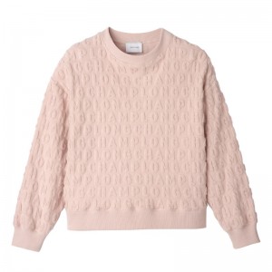 Longchamp Sweatshirt - Jersey Nude | 8304-PCOKY