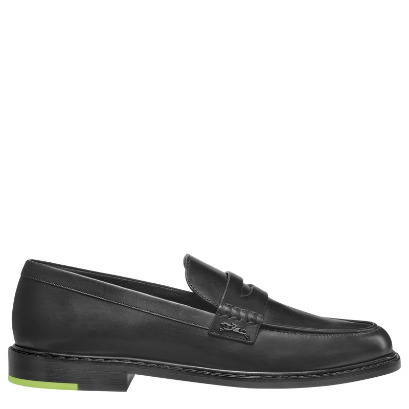 Longchamp Au Sultan Loafer - Leather Siyah | 2976-MXUKZ