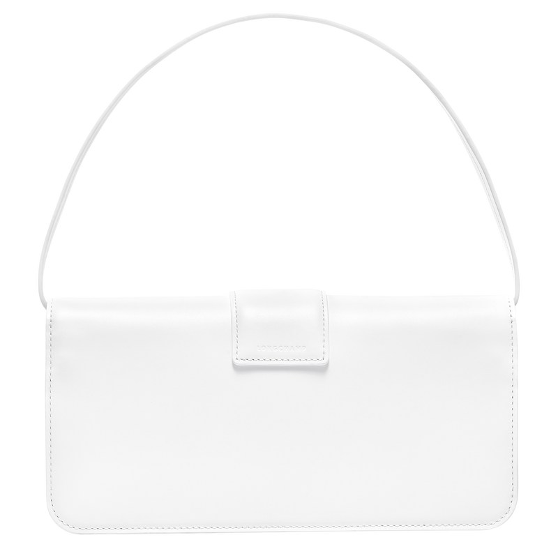 Longchamp Box-Trot M Shoulder bag - Leather Beyaz | 0193-POHEI