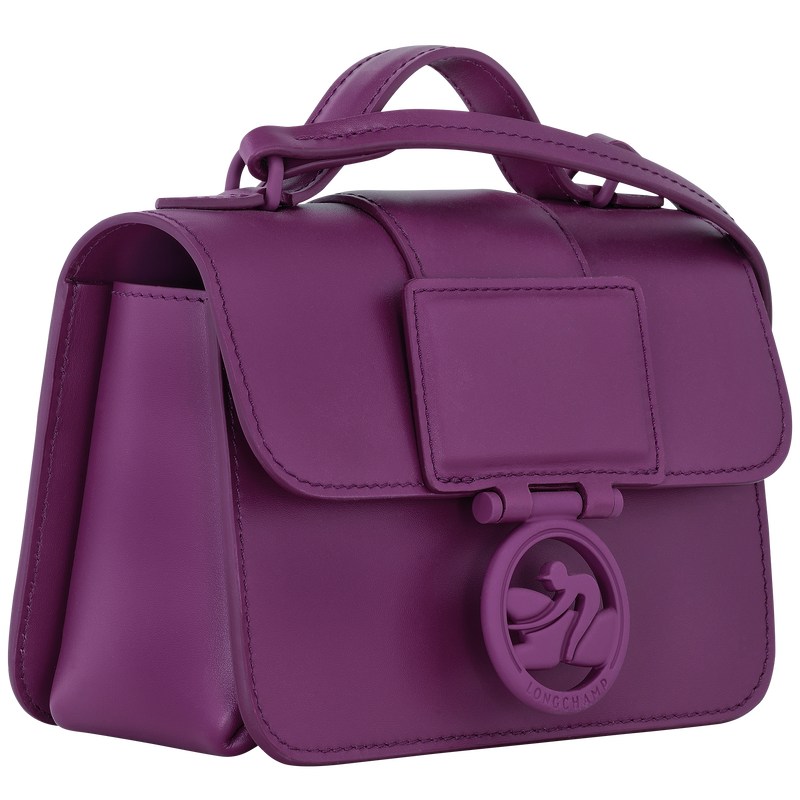 Longchamp Box-Trot XS Crossbody bag - Leather Violet | 3516-QKXLZ