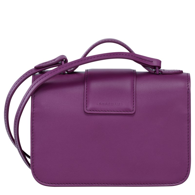 Longchamp Box-Trot XS Crossbody bag - Leather Violet | 3516-QKXLZ