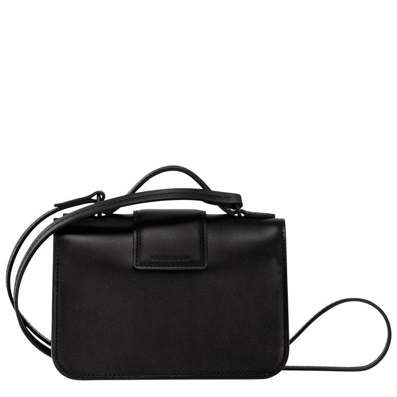 Longchamp Box-Trot XS Crossbody bag - Leather Siyah | 7458-BJONQ