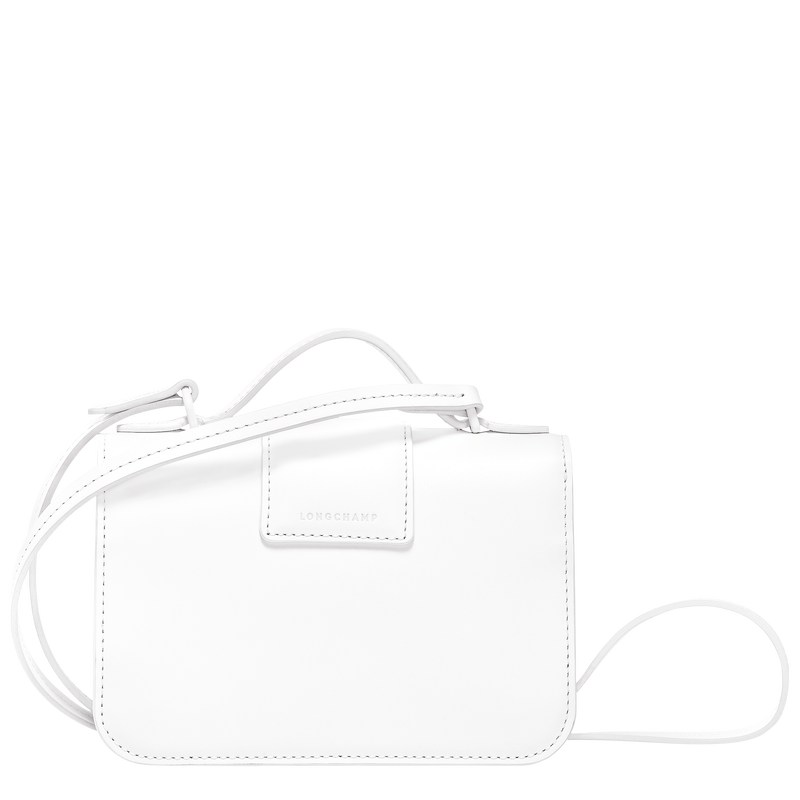 Longchamp Box-Trot XS Crossbody bag - Leather Beyaz | 7946-KOYBM