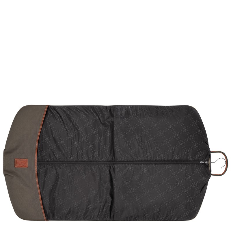 Longchamp Boxford Garment cover - Recycled canvas Kahverengi | 1756-IKNWJ