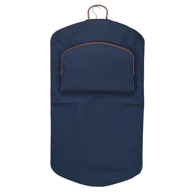 Longchamp Boxford Garment cover - Recycled canvas Mavi | 2657-HOQIJ