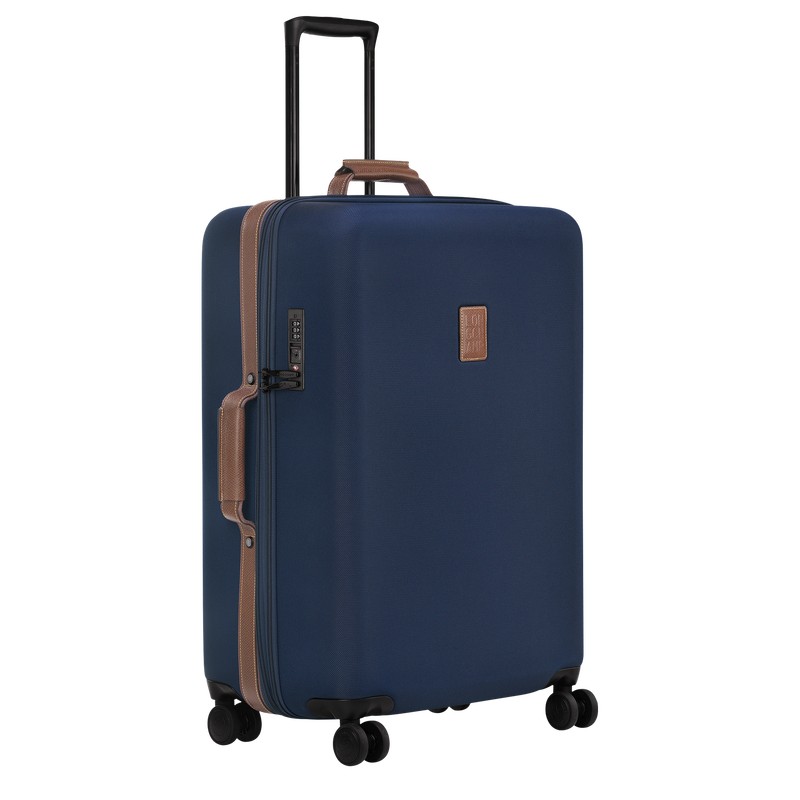 Longchamp Boxford L Suitcase - Recycled canvas Mavi | 7903-HTDBR