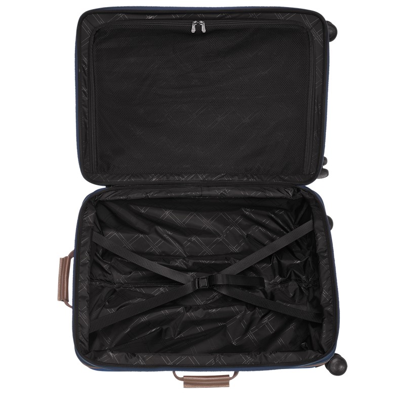 Longchamp Boxford L Suitcase - Recycled canvas Mavi | 7903-HTDBR