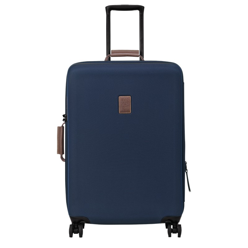 Longchamp Boxford L Suitcase - Recycled canvas Mavi | 7903-HTDBR