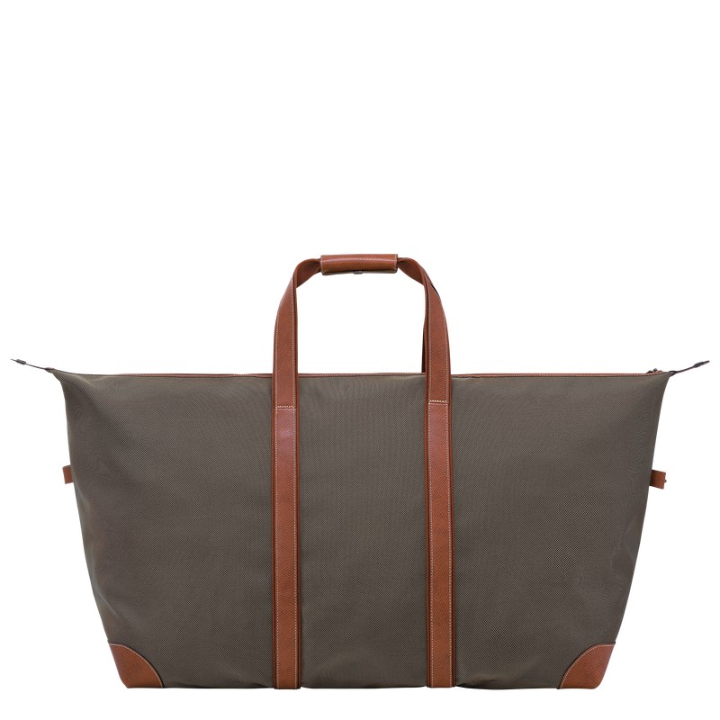 Longchamp Boxford L Travel bag - Recycled canvas Kahverengi | 2460-TRAHV