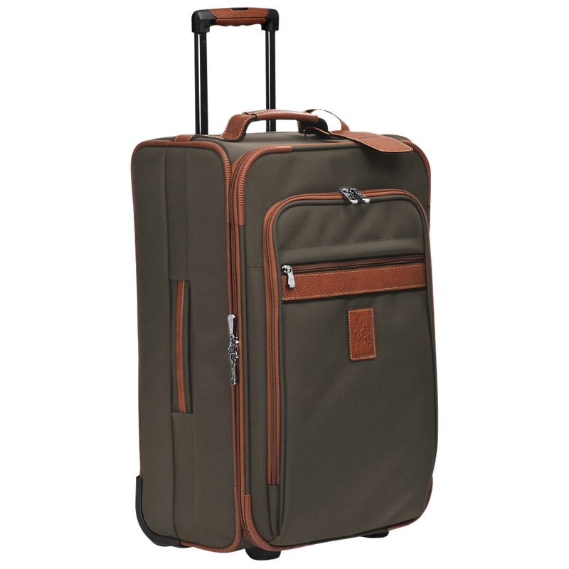 Longchamp Boxford M Suitcase - Recycled canvas Kahverengi | 9136-BLYFN