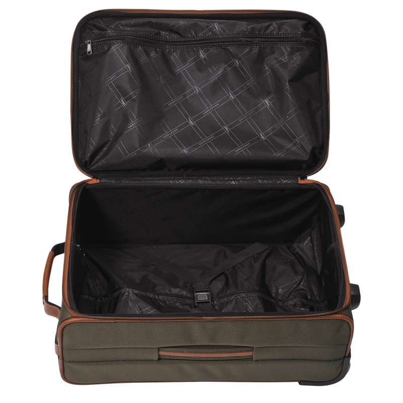 Longchamp Boxford M Suitcase - Recycled canvas Kahverengi | 9136-BLYFN