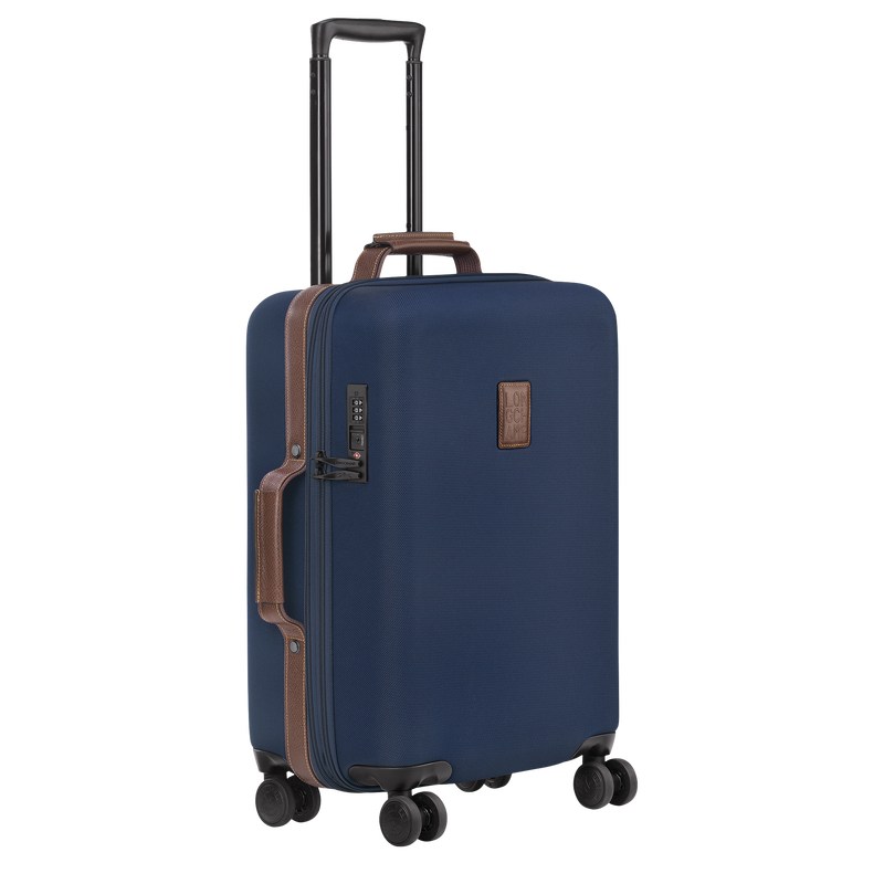 Longchamp Boxford S Suitcase - Recycled canvas Mavi | 6975-ICGNO