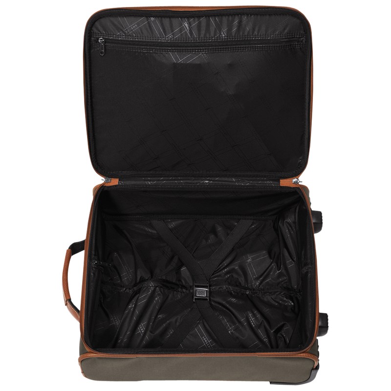 Longchamp Boxford S Suitcase - Recycled canvas Kahverengi | 0631-DVYWU