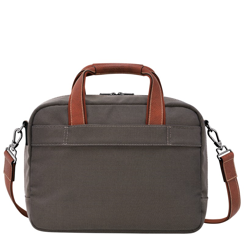 Longchamp Boxford S Travel bag - Recycled canvas Kahverengi | 5187-SIWXJ