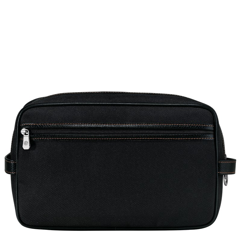 Longchamp Boxford Toiletry case - Recycled canvas Siyah | 6853-GYIRE