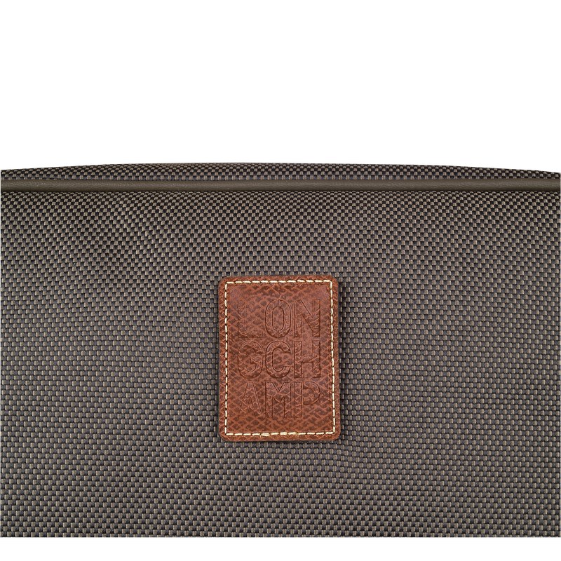 Longchamp Boxford Toiletry case - Recycled canvas Kahverengi | 6834-KVBAH