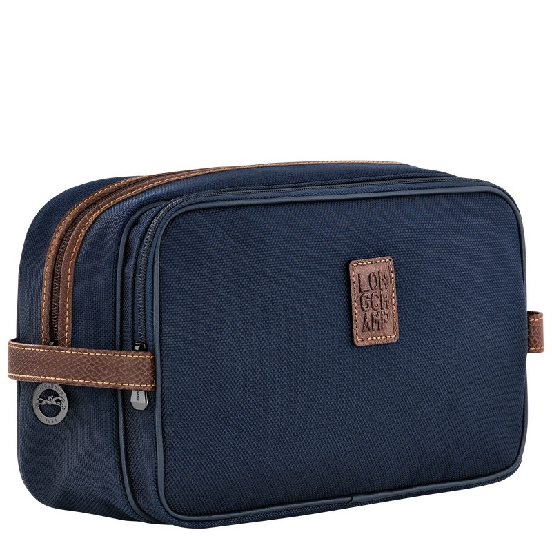 Longchamp Boxford Toiletry case - Recycled canvas Mavi | 2514-BRUCZ