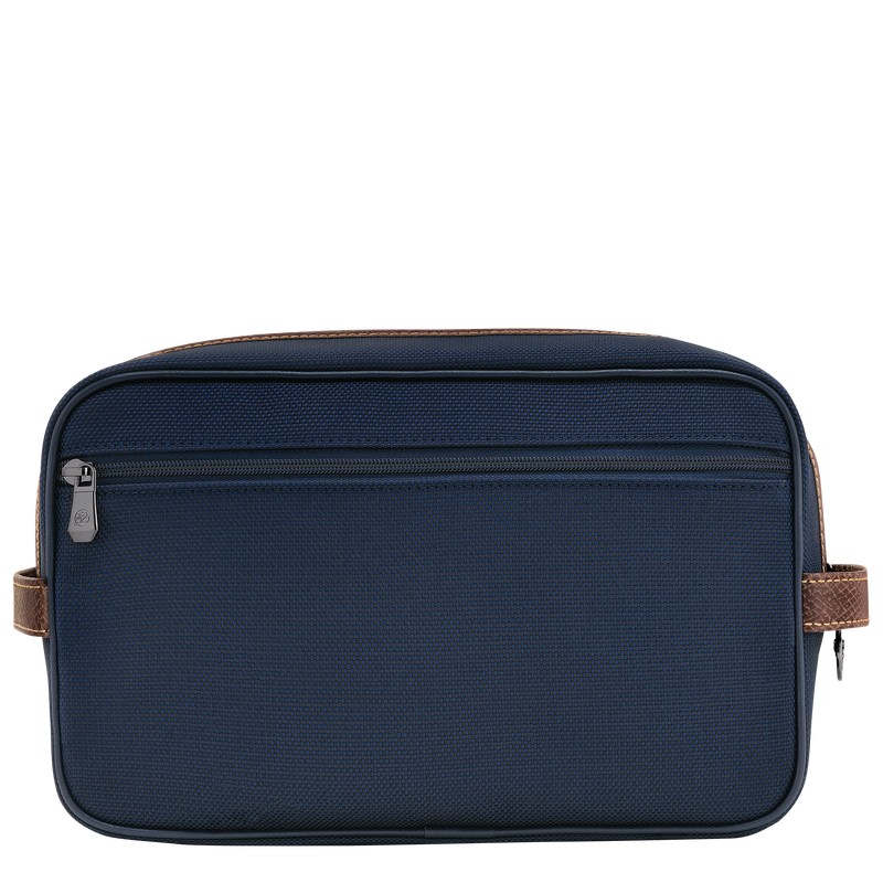 Longchamp Boxford Toiletry case - Recycled canvas Mavi | 2514-BRUCZ