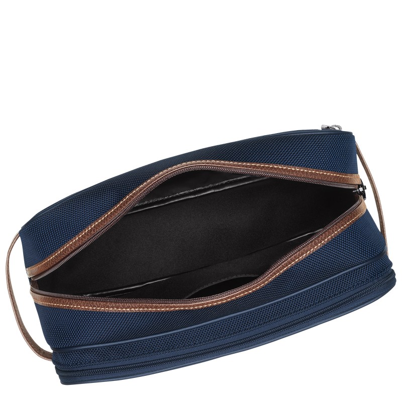 Longchamp Boxford Toiletry case - Recycled canvas Mavi | 2514-BRUCZ