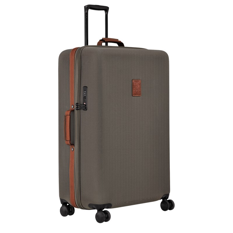 Longchamp Boxford XL Suitcase - Recycled canvas Kahverengi | 7814-IFAPN