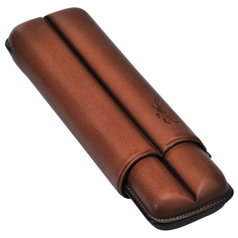 Longchamp Cigars case - Leather Kahverengi | 6498-LSADM