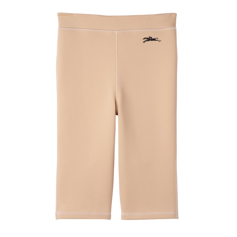 Longchamp Cycling short pants - Jersey Nude | 8763-WZVIE