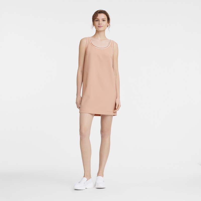 Longchamp Dress - Double faced Nude | 5629-QUKHL