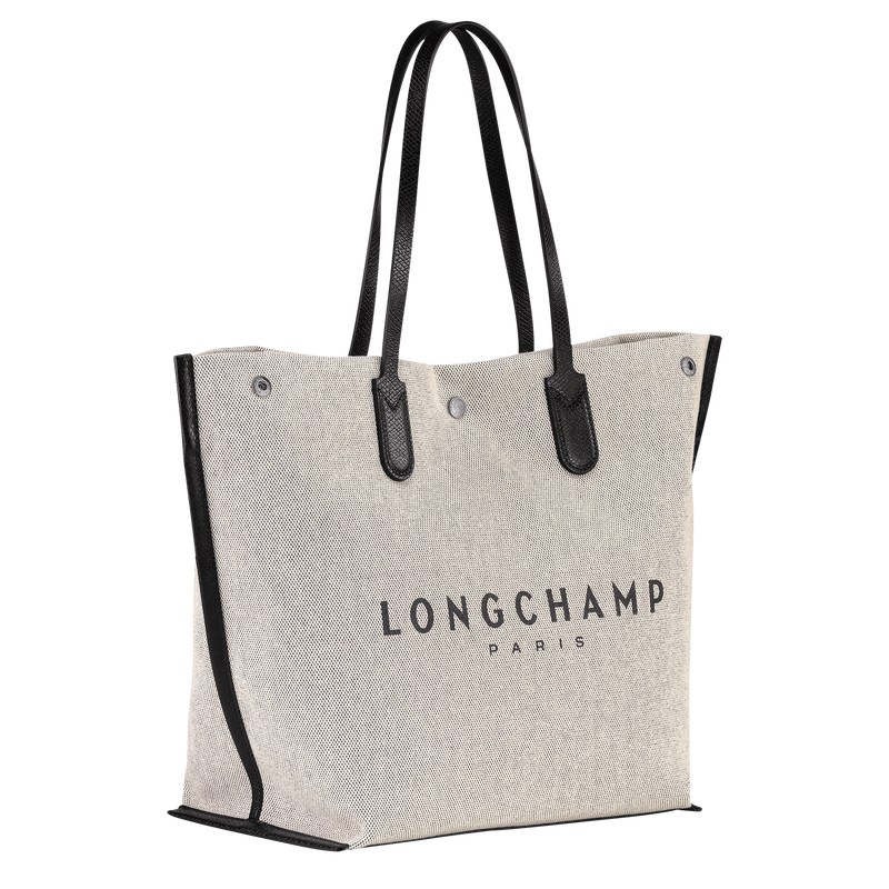 Longchamp Essential L Tote bag - Canvas Ecru | 4869-IOFSC