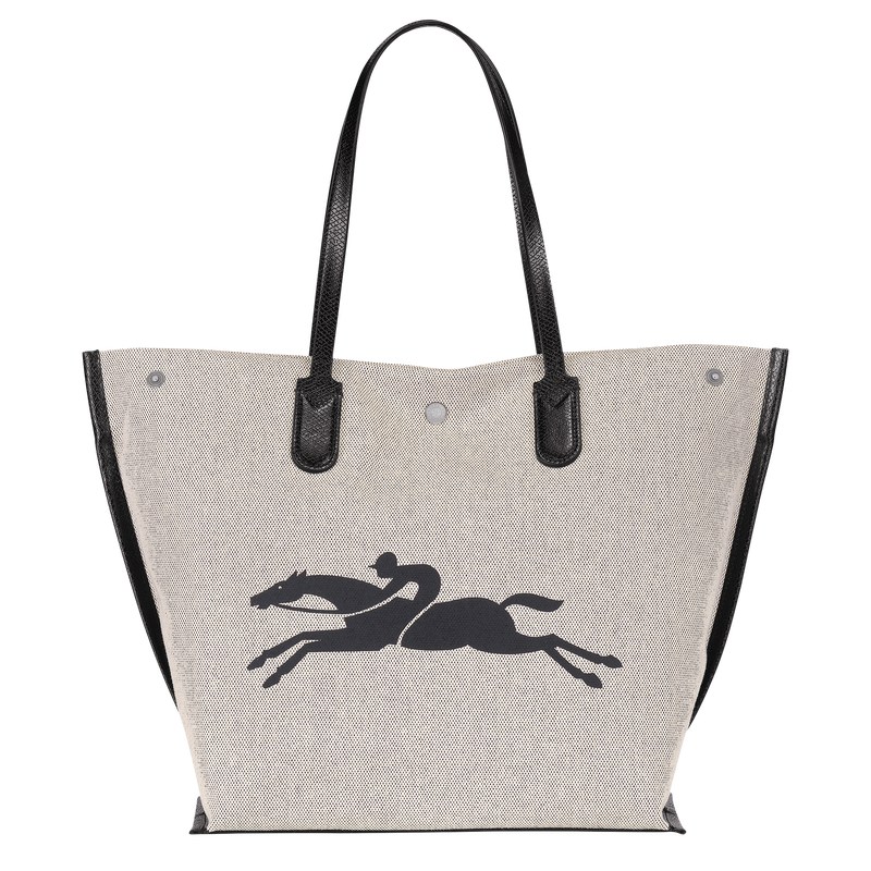 Longchamp Essential L Tote bag - Canvas Ecru | 4869-IOFSC