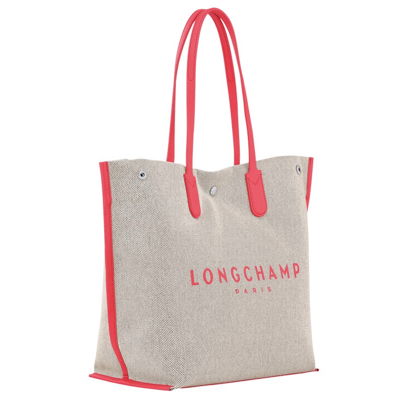 Longchamp Essential L Tote bag - Canvas Strawberry | 2675-KJSLE