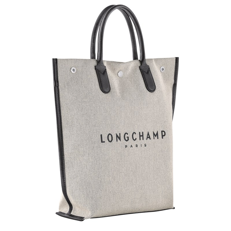 Longchamp Essential M Tote bag - Canvas Ecru | 5368-VCHUG