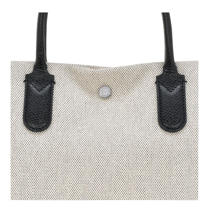 Longchamp Essential M Tote bag - Canvas Ecru | 5368-VCHUG