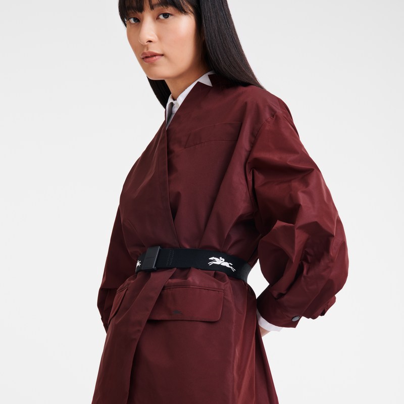 Longchamp Kimono jacket - Technical taffeta Bordo | 8105-RXBWT