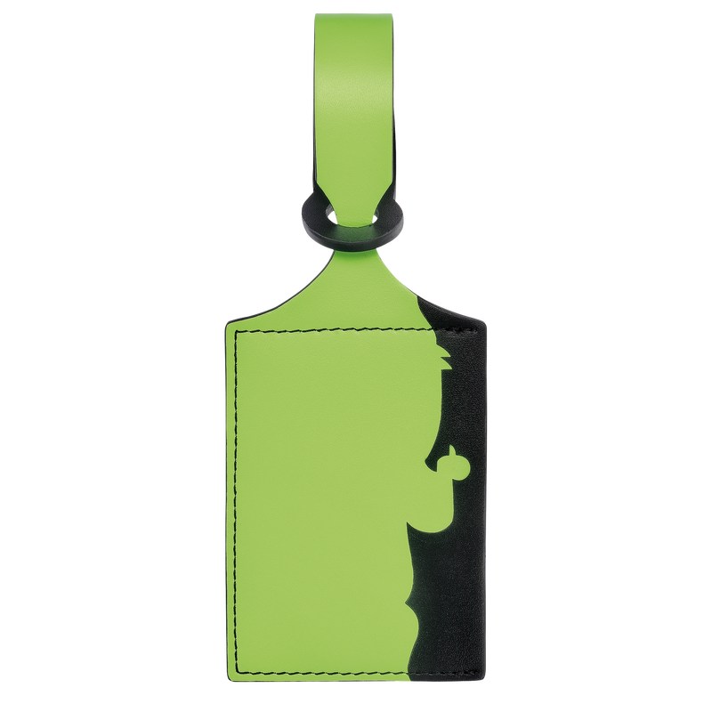 Longchamp LGP Travel Luggage tag - Leather Yeşil | 3279-SJWHV