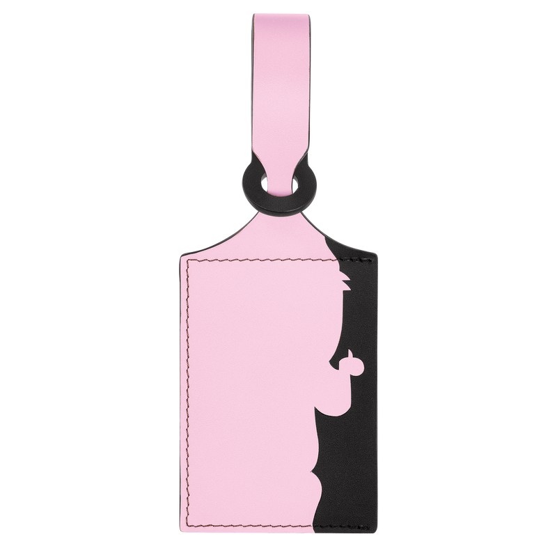 Longchamp LGP Travel Luggage tag - Leather Pembe | 4657-KZXTS