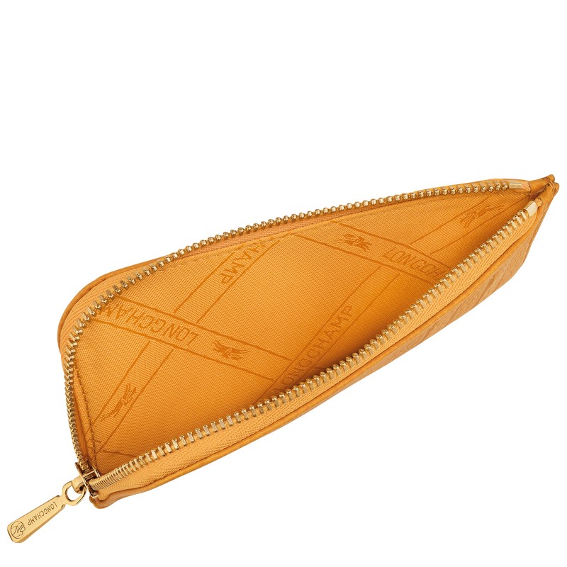 Longchamp Le Foulonné Card holder - Leather Kayısı Rengi | 0916-DJWFA