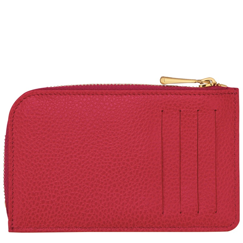 Longchamp Le Foulonné Card holder - Leather Love | 8329-WNYCU