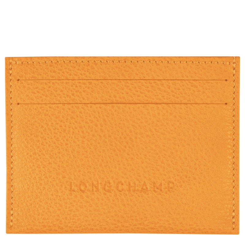 Longchamp Le Foulonné Cardholder - Leather Kayısı Rengi | 8409-MXBWR