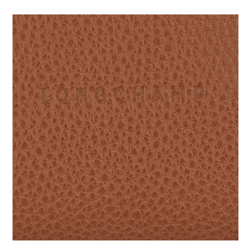 Longchamp Le Foulonné Coin purse - Leather Caramel | 4927-HSVPN